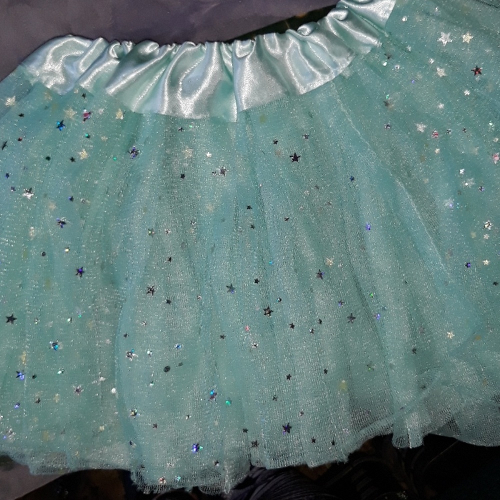 Holographic Star Skirt